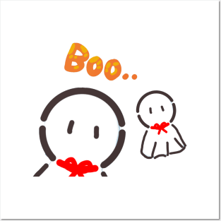 Little Ghost Boo Posters and Art